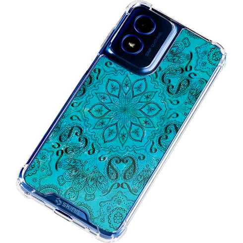 Blue Zen Ginseng Moto G 5G (2024) Clear Case
